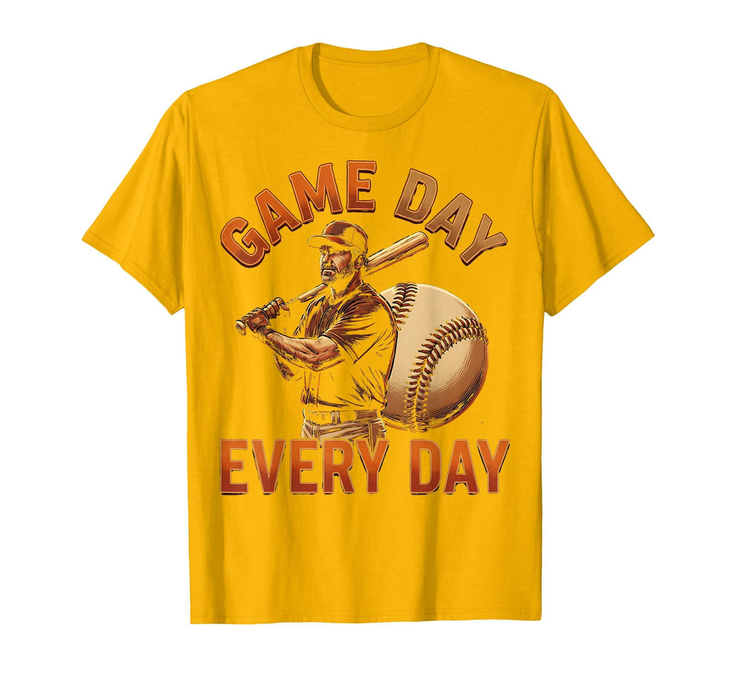 Game Day Every Day Softball Dad T-Shirt - Aesthetic Graphic for Adults - T-Shirt, Sweatshirt, Hoodie