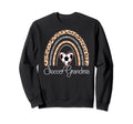 Soccer Grandma Boho Rainbow Funny Sweatshirt - Aesthetic Graphic Unisex - T-Shirt, Sweatshirt, Hoodie
