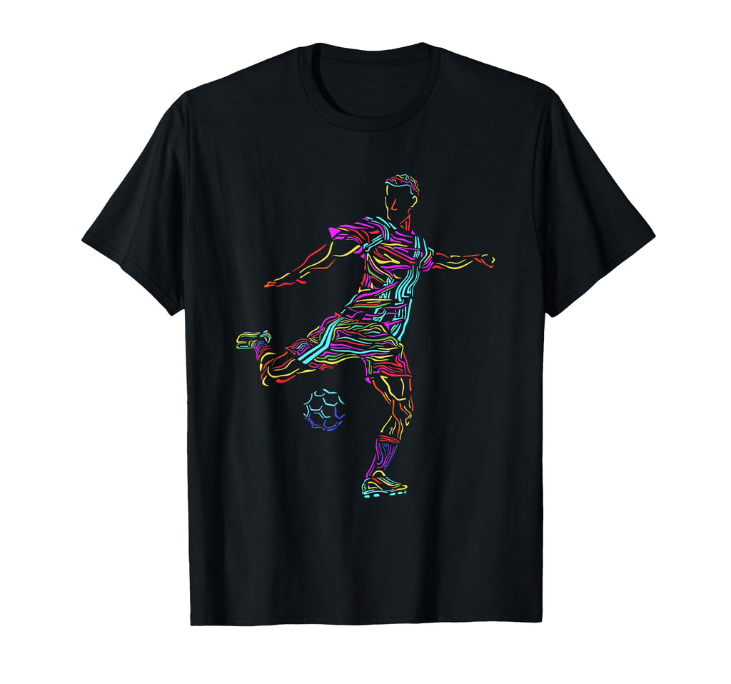 Soccer Athlete Sports Drawing T-Shirt - Custom Art Print Men Women - T-Shirt, Sweatshirt, Hoodie