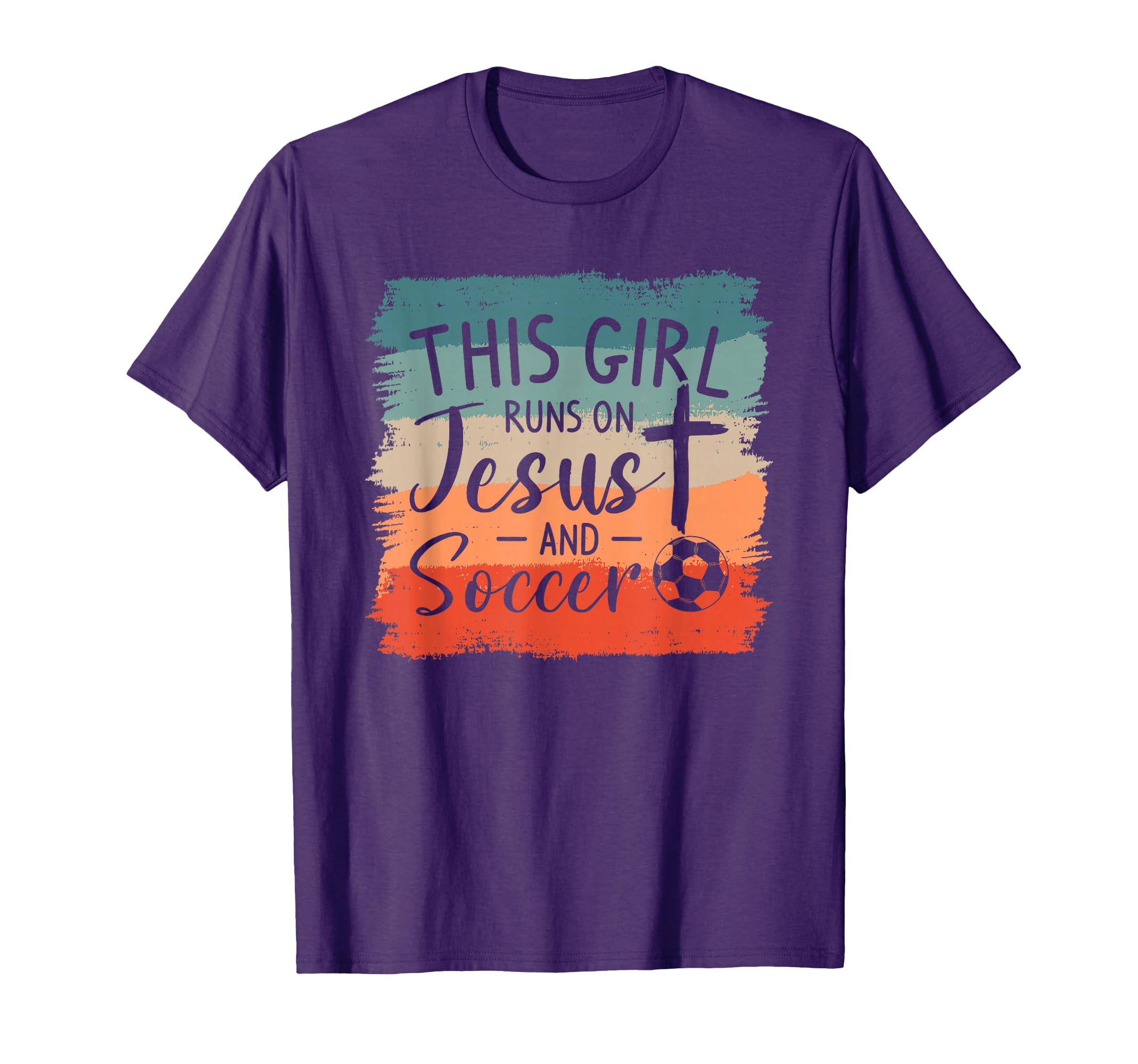 This Runs Jesus And Soccer Player T-Shirt - Custom Art Print for Adults - T-Shirt, Sweatshirt, Hoodie