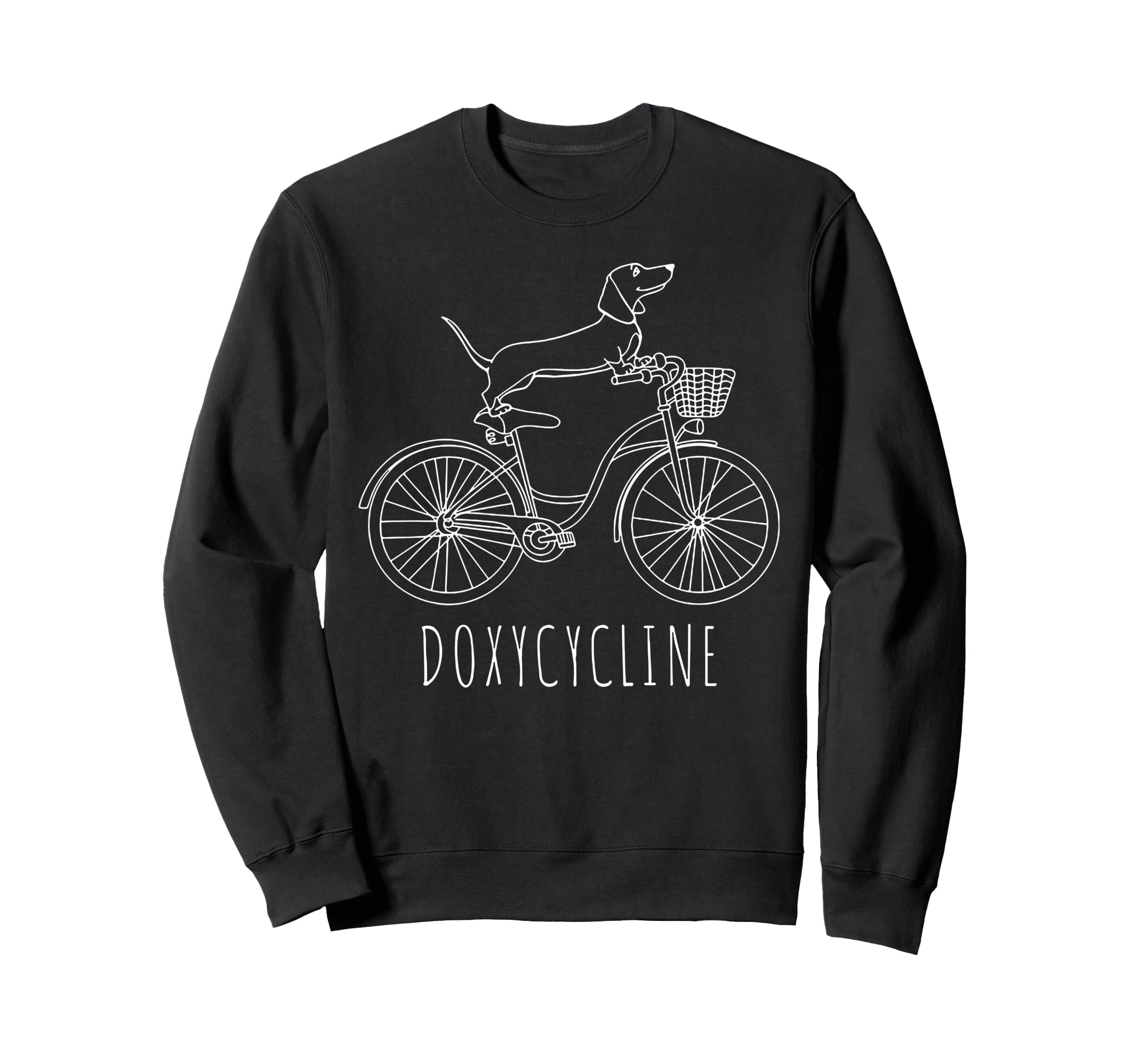 Funny Doxycycline Funny Dachshund Cycle T-Shirt - Unique Graphic Unisex - T-Shirt, Sweatshirt, Hoodie