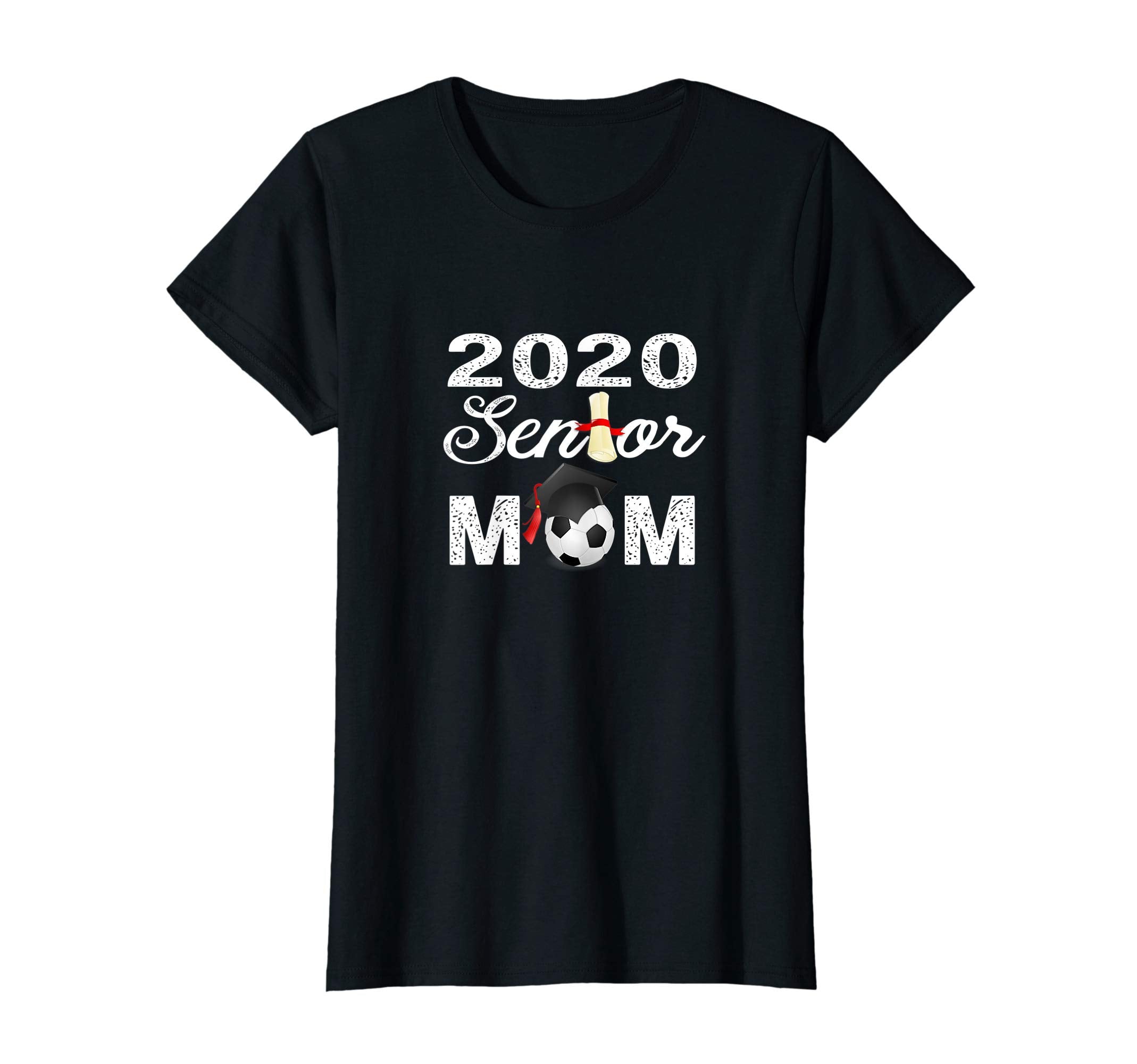 Womens Class 2020 Senior Soccer Mom T-Shirt - Minimalist Print for Adults - T-Shirt, Sweatshirt, Hoodie