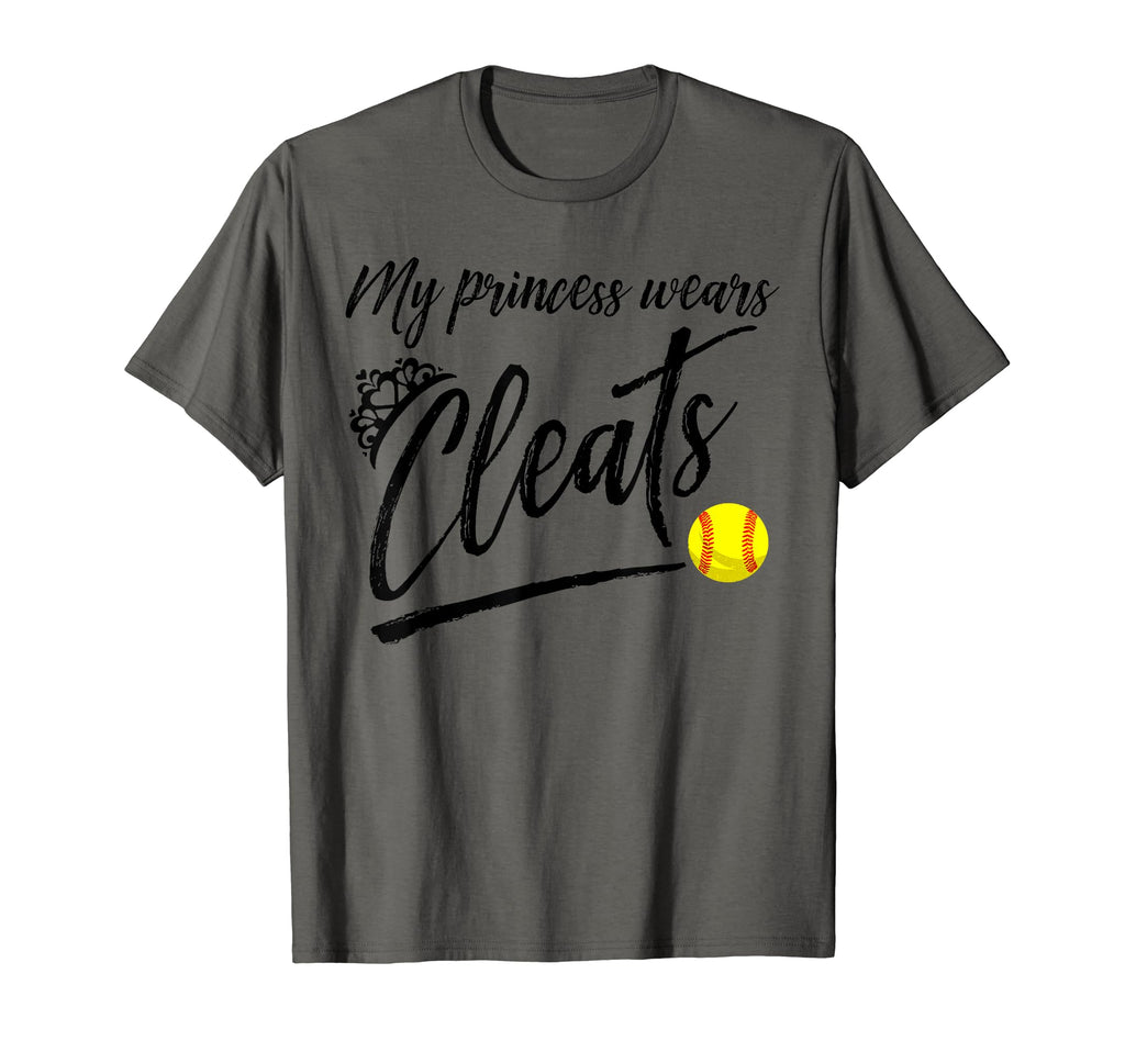 Funny My Princess Wears Cleats Gift T-Shirt - Custom Art Print for Adults - T-Shirt, Sweatshirt, Hoodie
