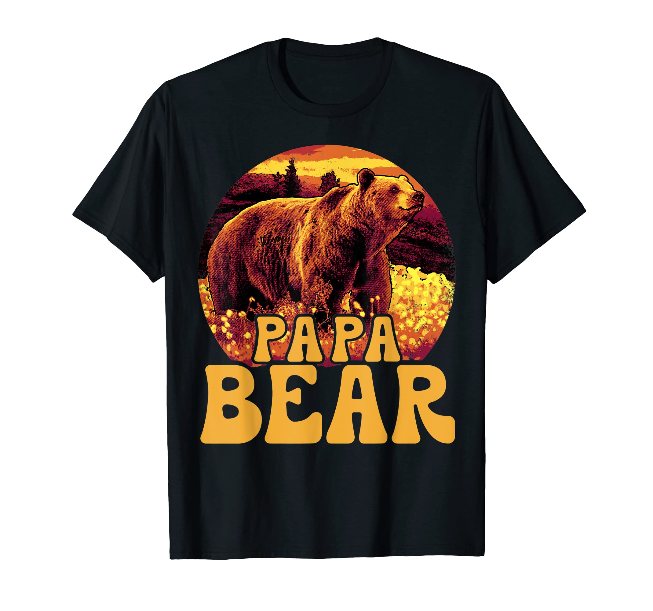 Mens Mens Papa Bear Big Grizzly Bear T-Shirt - Novelty Apparel Unisex - T-Shirt, Sweatshirt, Hoodie
