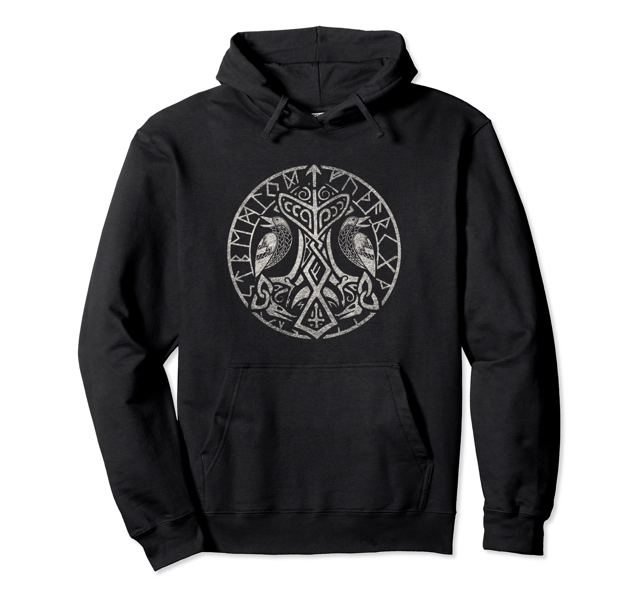 Viking Norse Mjolnir Hammer Norse Hoodie - Trendy Graphic Men Women - T-Shirt, Sweatshirt, Hoodie
