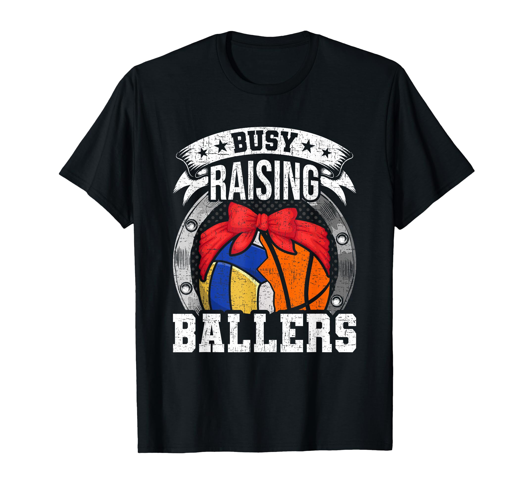 Busy Raising Ballers Volleyball Coach T-Shirt - Custom Art Print Men Women - T-Shirt, Sweatshirt, Hoodie