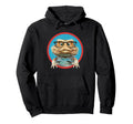 Hipster Bearded Dragon Nerdy Beardie Hoodie - Minimalist Print for Adults - T-Shirt, Sweatshirt, Hoodie