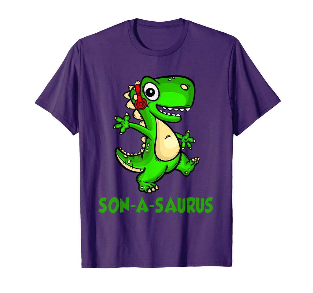 Son Saurus Family Saurus Dinosaur T-Shirt - Aesthetic Graphic for Adults - T-Shirt, Sweatshirt, Hoodie