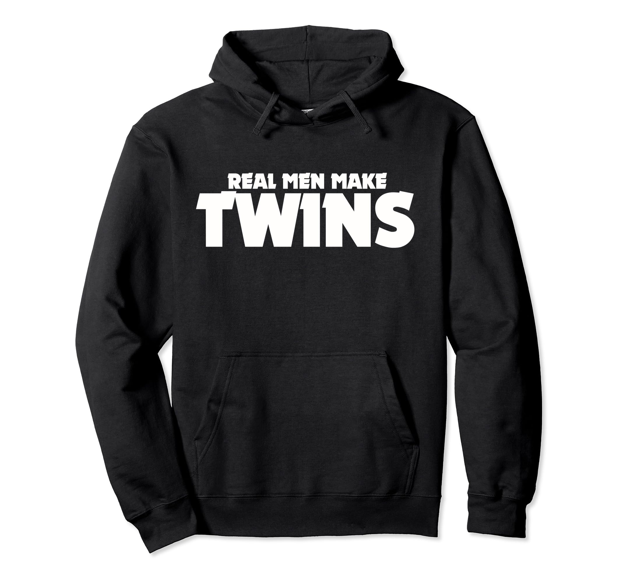 Real Make Twins Twin Dads Hoodie - Minimalist Print for Adults - T-Shirt, Sweatshirt, Hoodie