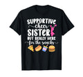 Supportive Cheer Sister Cheerleader T-Shirt - Minimalist Print Unisex - T-Shirt, Sweatshirt, Hoodie