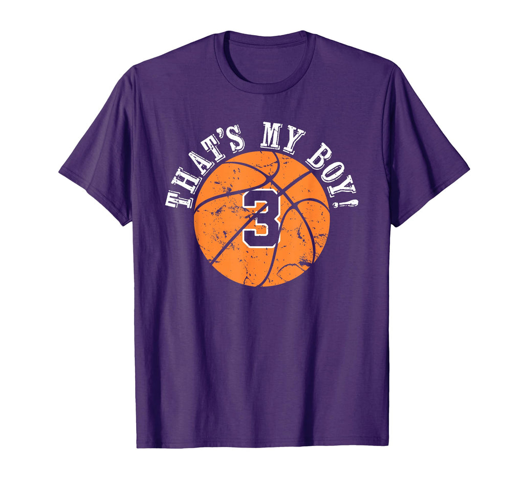 Unique Thats My 3 Basketball Player T-Shirt - Custom Art Print for Adults - T-Shirt, Sweatshirt, Hoodie