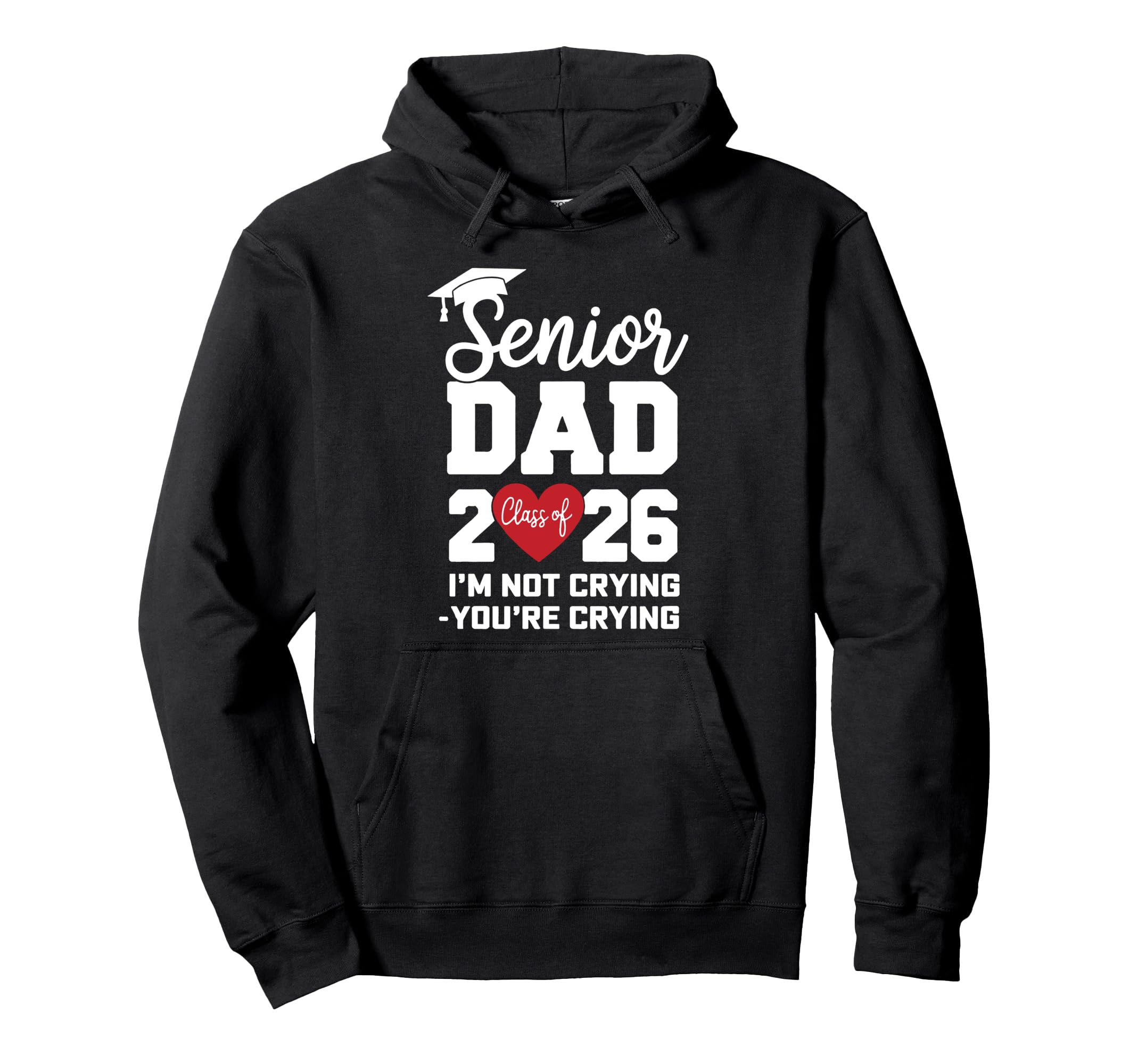 Dad Senior 2026 Proud Dad Class 2026 Hoodie - Aesthetic Graphic for Adults - T-Shirt, Sweatshirt, Hoodie