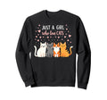 Just Who Loves Cats Funny Kitten Lover Sweatshirt - Streetwear Style Unisex - T-Shirt, Sweatshirt, Hoodie