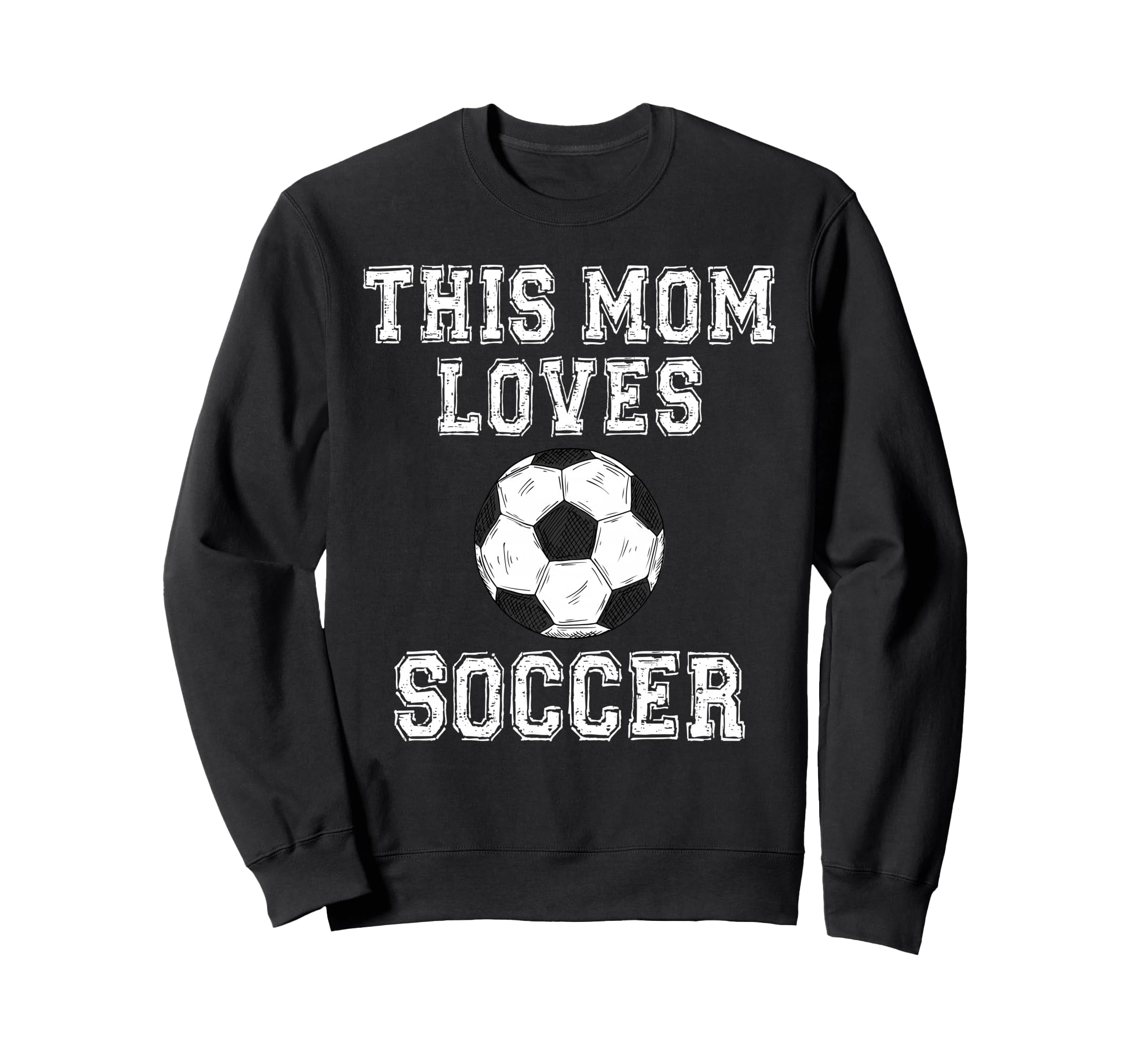This Mom Loves Soccer Game Day Sweatshirt - Custom Art Print Men Women - T-Shirt, Sweatshirt, Hoodie