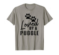 Loved Puggle Dog Mom Or Dog Dad T-Shirt - Aesthetic Graphic Unisex - T-Shirt, Sweatshirt, Hoodie