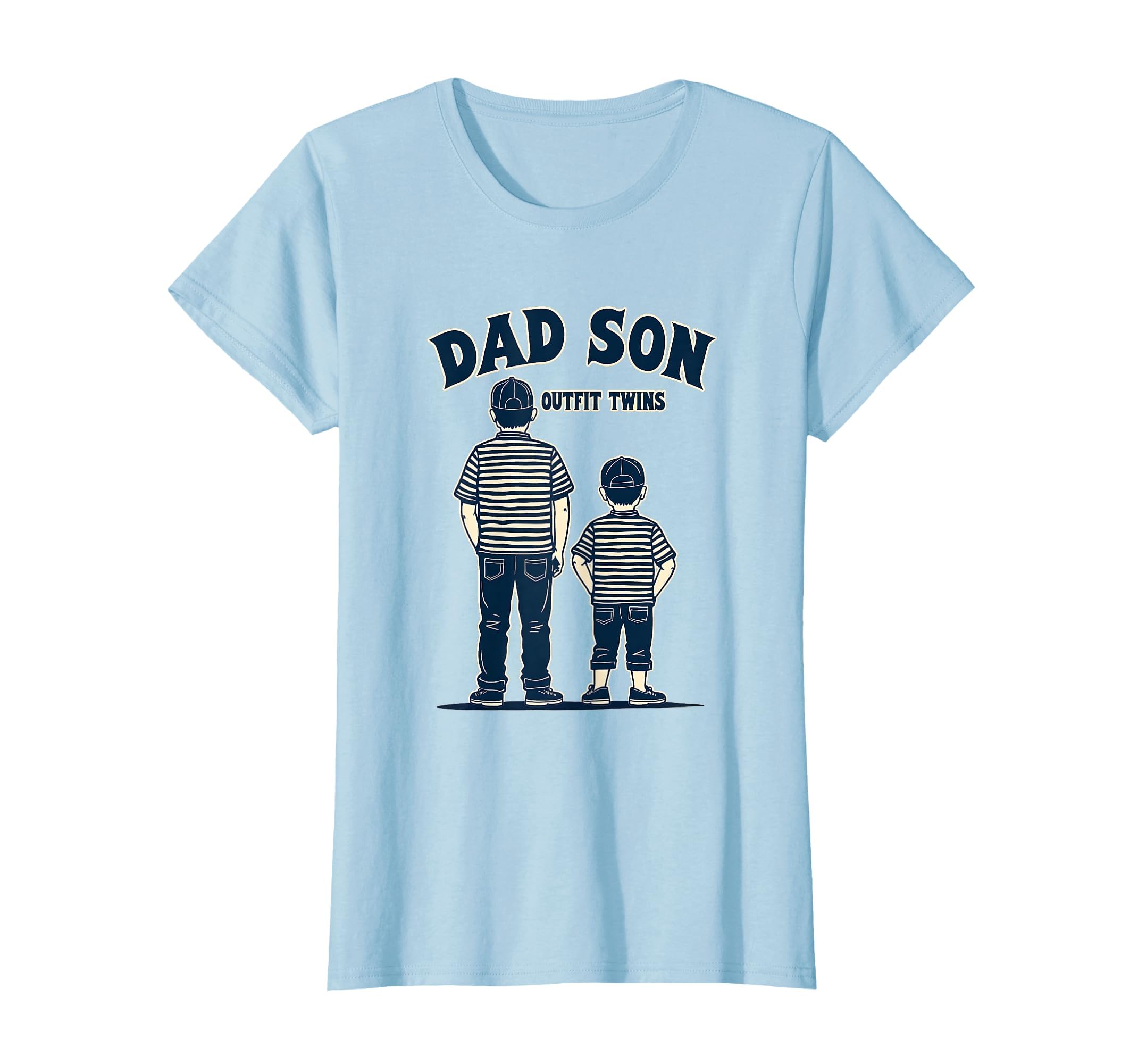 Dad Son Outfit Twins Matching T-Shirt - Aesthetic Graphic Men Women - T-Shirt, Sweatshirt, Hoodie