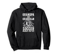 Soccer Grandpa And Grandson Soccer Hoodie - Minimalist Print Men Women - T-Shirt, Sweatshirt, Hoodie