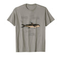 Mackerel Fish Aesthetic Drawing T-Shirt - Custom Art Print for Adults - T-Shirt, Sweatshirt, Hoodie