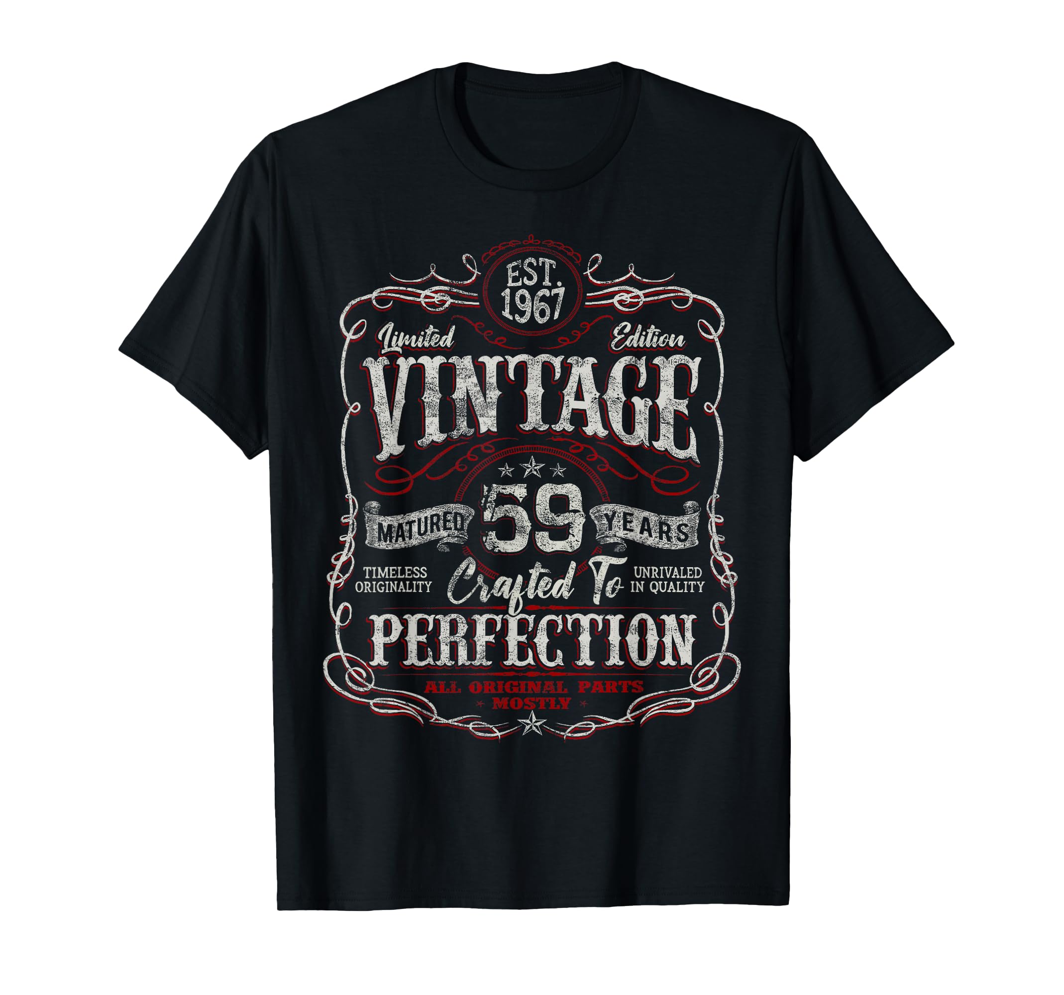1967 59 Year Old 59Th Birthday T-Shirt - Fun Novelty Design for Adults - T-Shirt, Sweatshirt, Hoodie