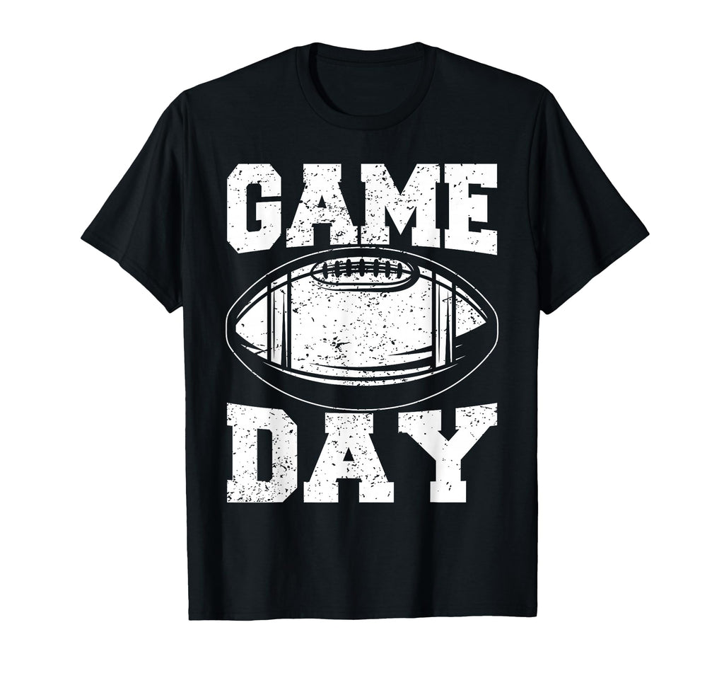 Football Day Game Distressed Mens Dad T-Shirt - Trendy Graphic Unisex - T-Shirt, Sweatshirt, Hoodie