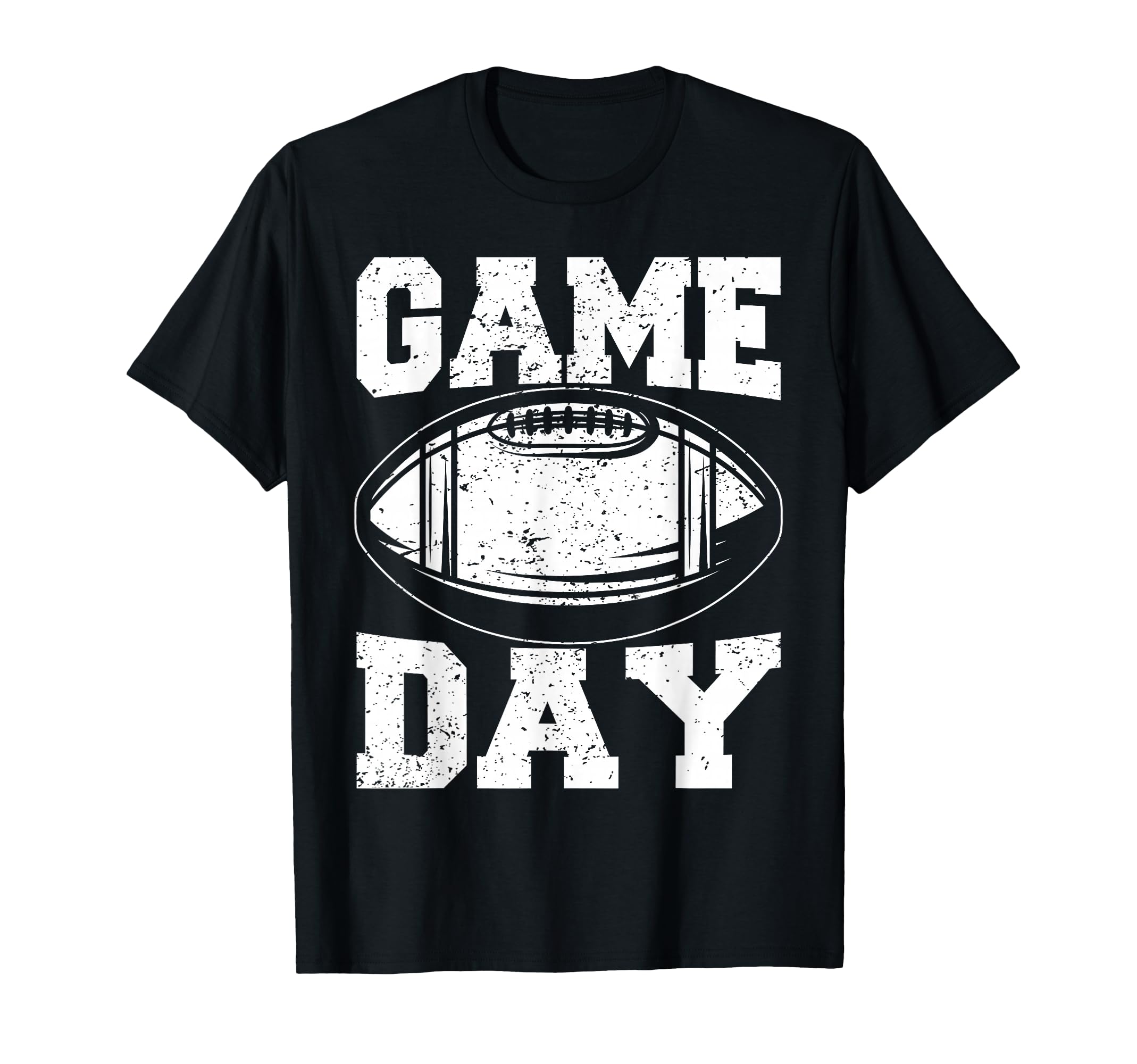 Football Day Game Distressed Mens Dad T-Shirt - Trendy Graphic Unisex - T-Shirt, Sweatshirt, Hoodie