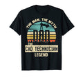 Myth Legend Dad Cad Technician T-Shirt - Novelty Apparel for Adults - T-Shirt, Sweatshirt, Hoodie