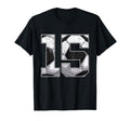 Soccer 15Th Birthday Fifteen 15 Years Old T-Shirt - Graphic Print Unisex - T-Shirt, Sweatshirt, Hoodie