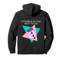 Stubble Is Way To Go Bearded Lover Hoodie - Casual Everyday Wear Men Women - T-Shirt, Sweatshirt, Hoodie