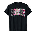 Soccer Grandma Game Day Stripes Leopard T-Shirt - Novelty Apparel Unisex - T-Shirt, Sweatshirt, Hoodie
