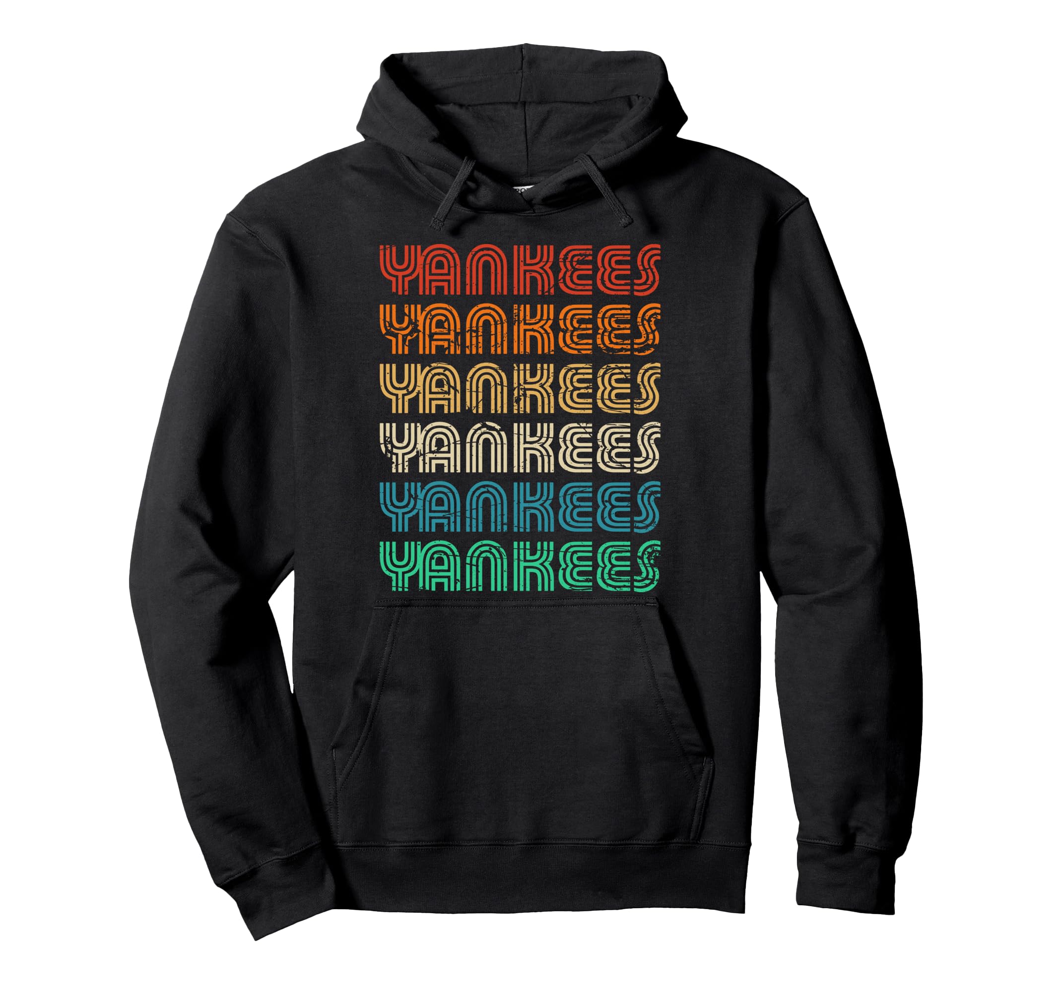 Yankees 70S 80S Hoodie - Fun Novelty Design for Adults - T-Shirt, Sweatshirt, Hoodie