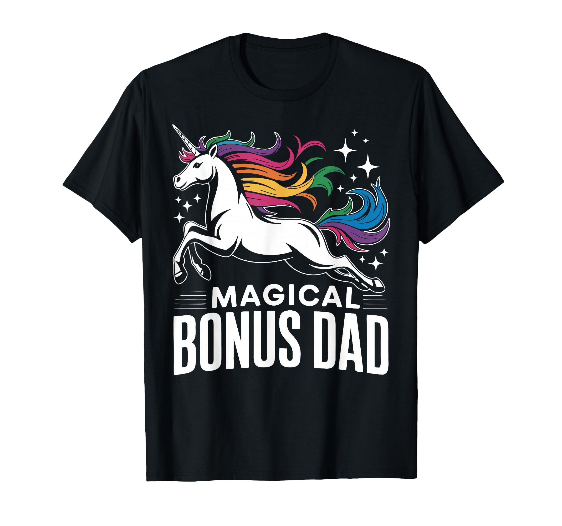 Bonus Dad Step Parent Stepfather T-Shirt - Fun Novelty Design for Adults - T-Shirt, Sweatshirt, Hoodie