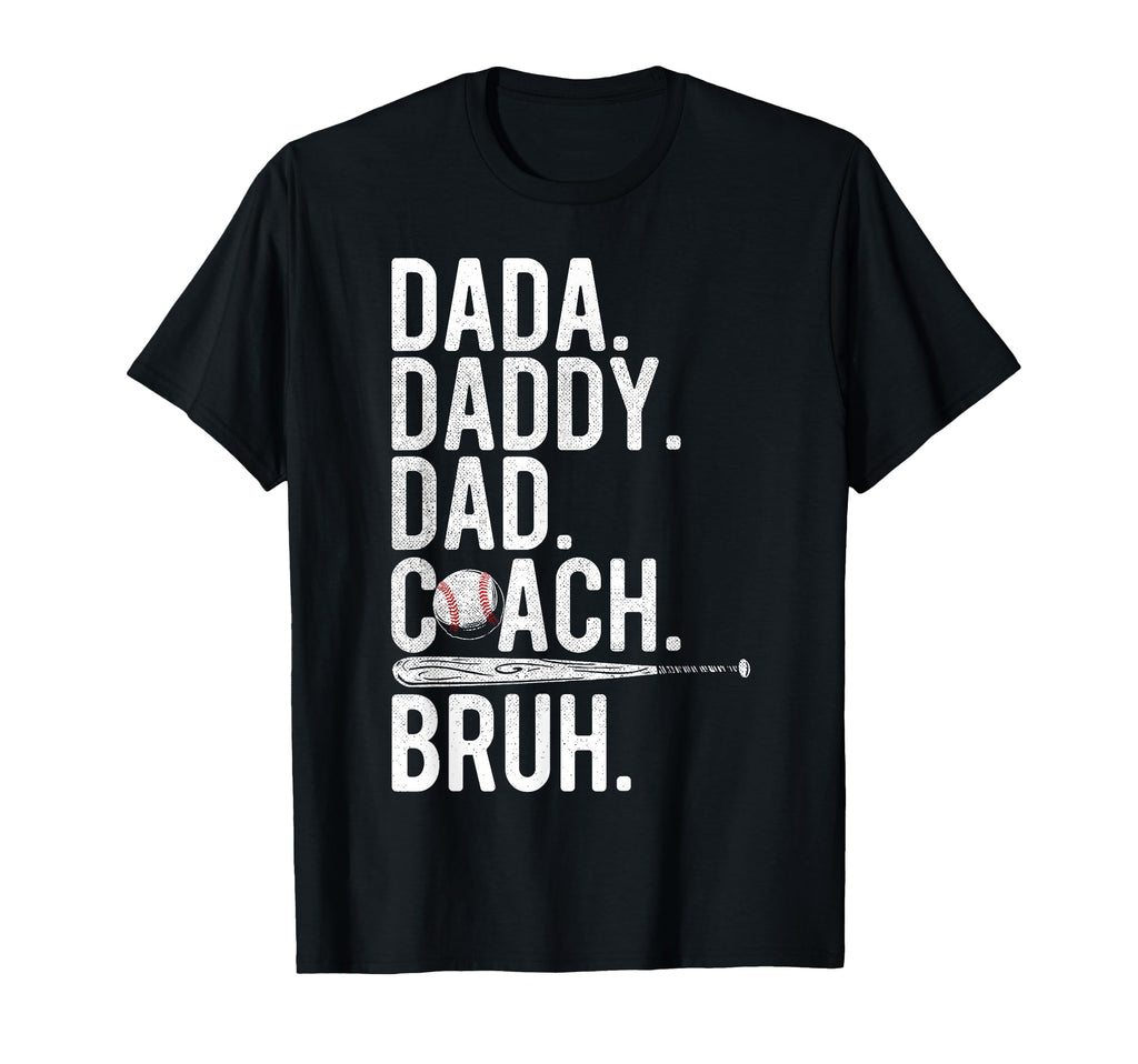 Baseball Coach Dad Fathers Day Funny T-Shirt - Custom Art Print Men Women - T-Shirt, Sweatshirt, Hoodie