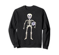 Soccer Skeleton Halloween Soccer Sweatshirt - Novelty Apparel for Adults - T-Shirt, Sweatshirt, Hoodie