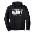 Proud New Dad Its Twins Announcement Hoodie - Minimalist Print for Adults - T-Shirt, Sweatshirt, Hoodie