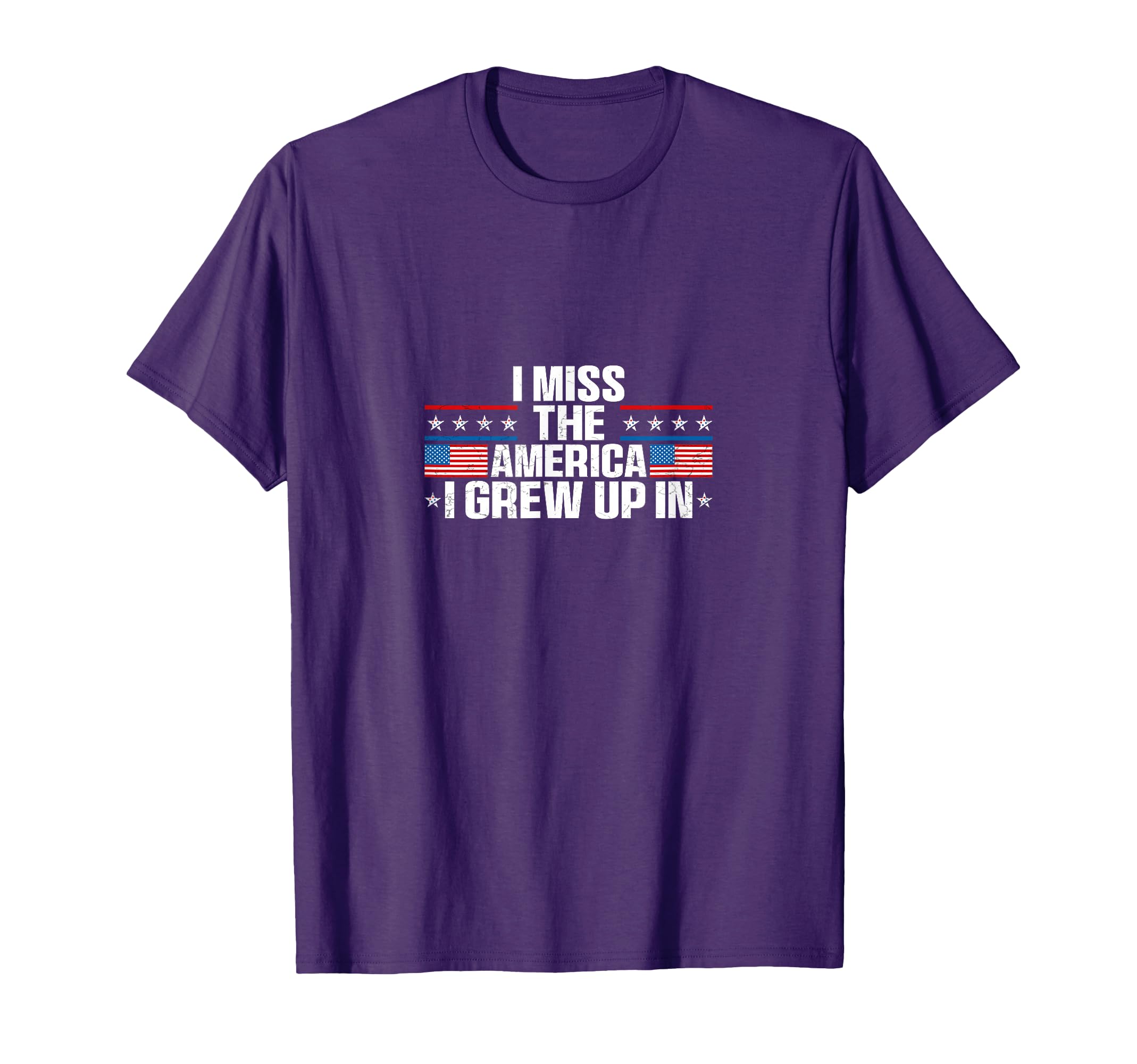 I Miss America I Grew Up American Usa T-Shirt - Unique Graphic Men Women - T-Shirt, Sweatshirt, Hoodie