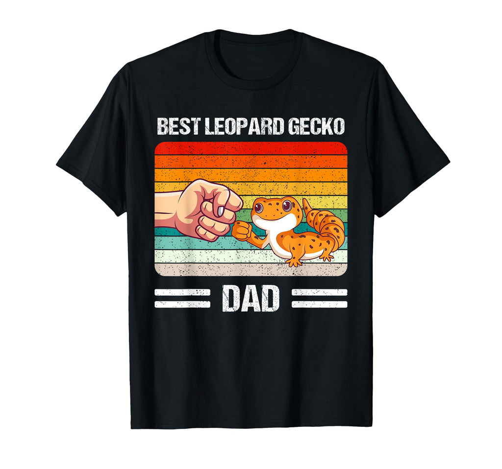 Best Leopard Gecko Dad Leopard T-Shirt - Fun Novelty Design for Adults - T-Shirt, Sweatshirt, Hoodie