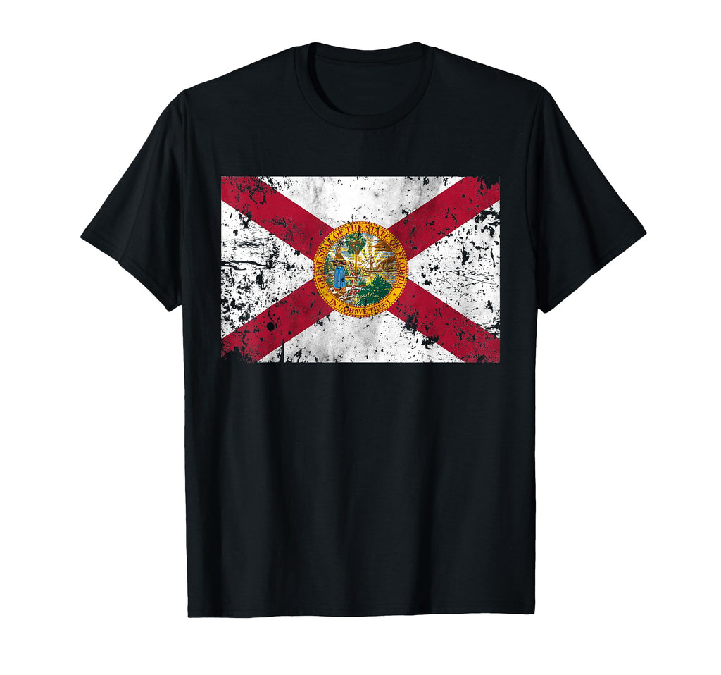 Original Distressed Florida State Flag T-Shirt - Trendy Graphic Men Women - T-Shirt, Sweatshirt, Hoodie