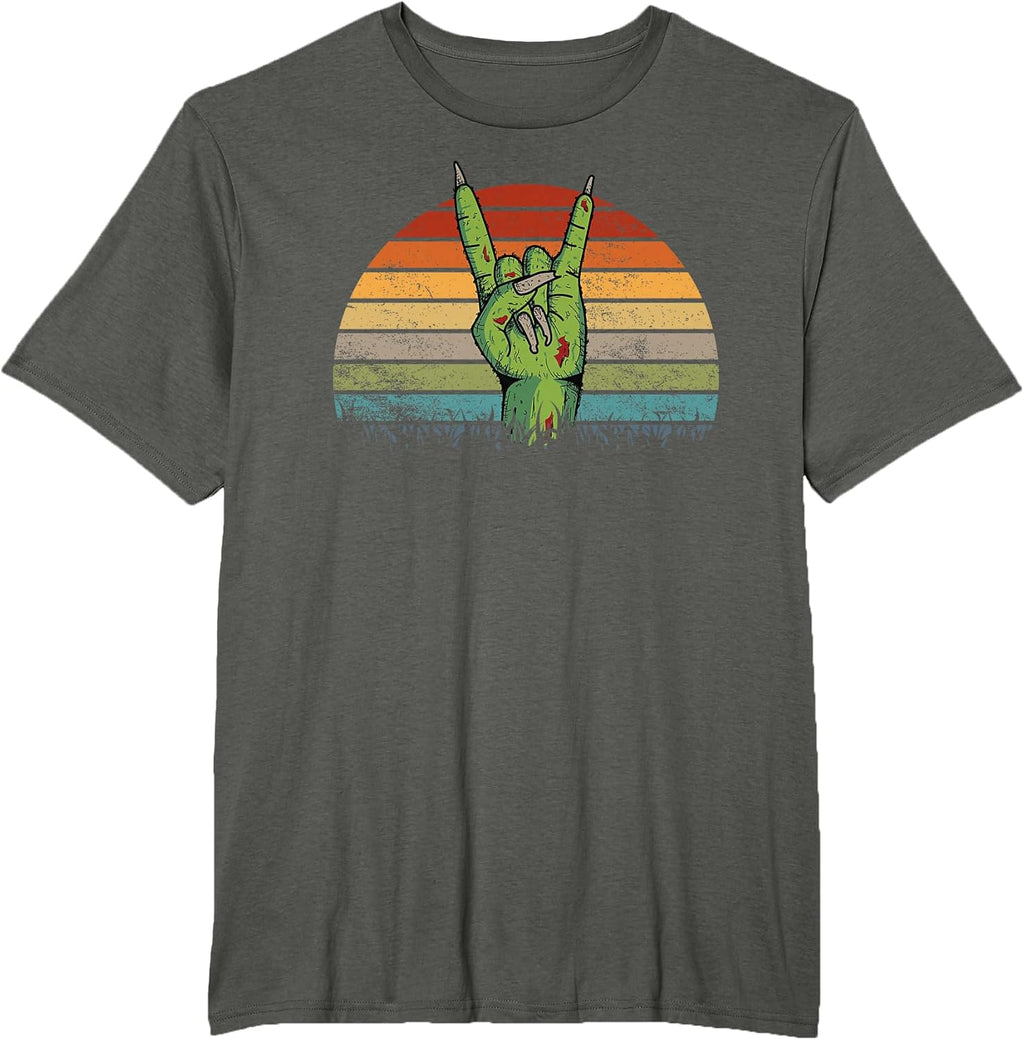 Zombies Rock Retro Gaming Horror Apparel Merch - Adult & Kids T-Shirts, Sweatshirts & Hoodies apparel design preview 1