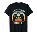 Leveling Up To Uncle 2025 Funny T-Shirt - Fun Novelty Design for Adults - T-Shirt, Sweatshirt, Hoodie