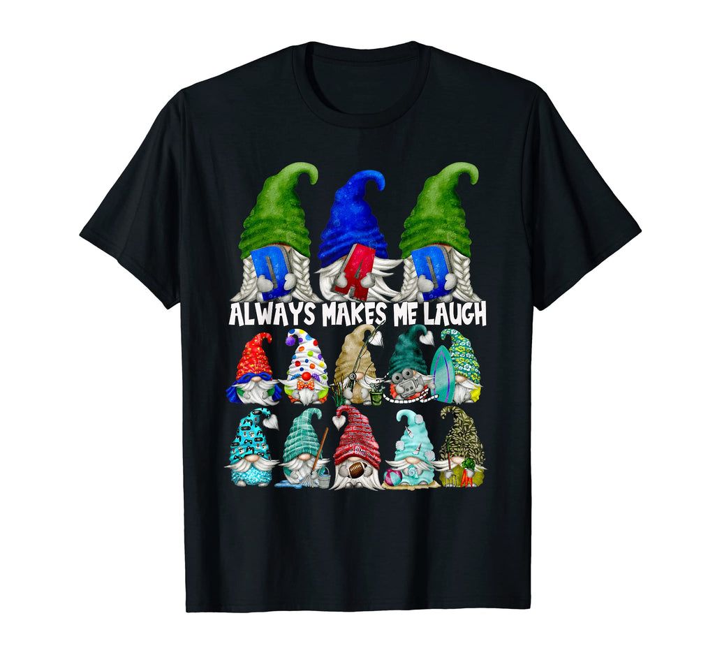 Unique Fathers Day Gnomes Funny T-Shirt - Casual Everyday Wear Men Women - T-Shirt, Sweatshirt, Hoodie