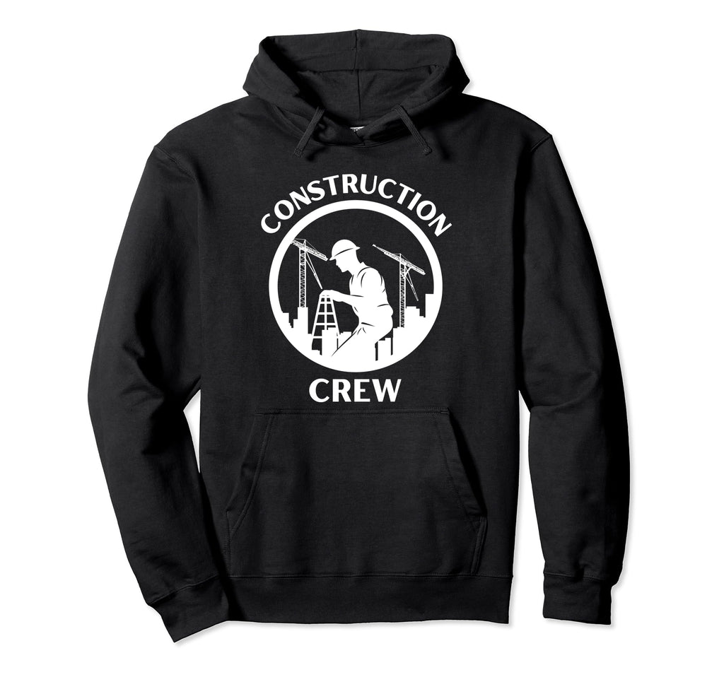 Construction Crew Highway Worker Dad Hoodie - Novelty Apparel for Adults - T-Shirt, Sweatshirt, Hoodie