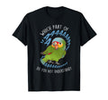 Red Lored Amazon Parrot Aaaa Funny T-Shirt - Minimalist Print Men Women - T-Shirt, Sweatshirt, Hoodie