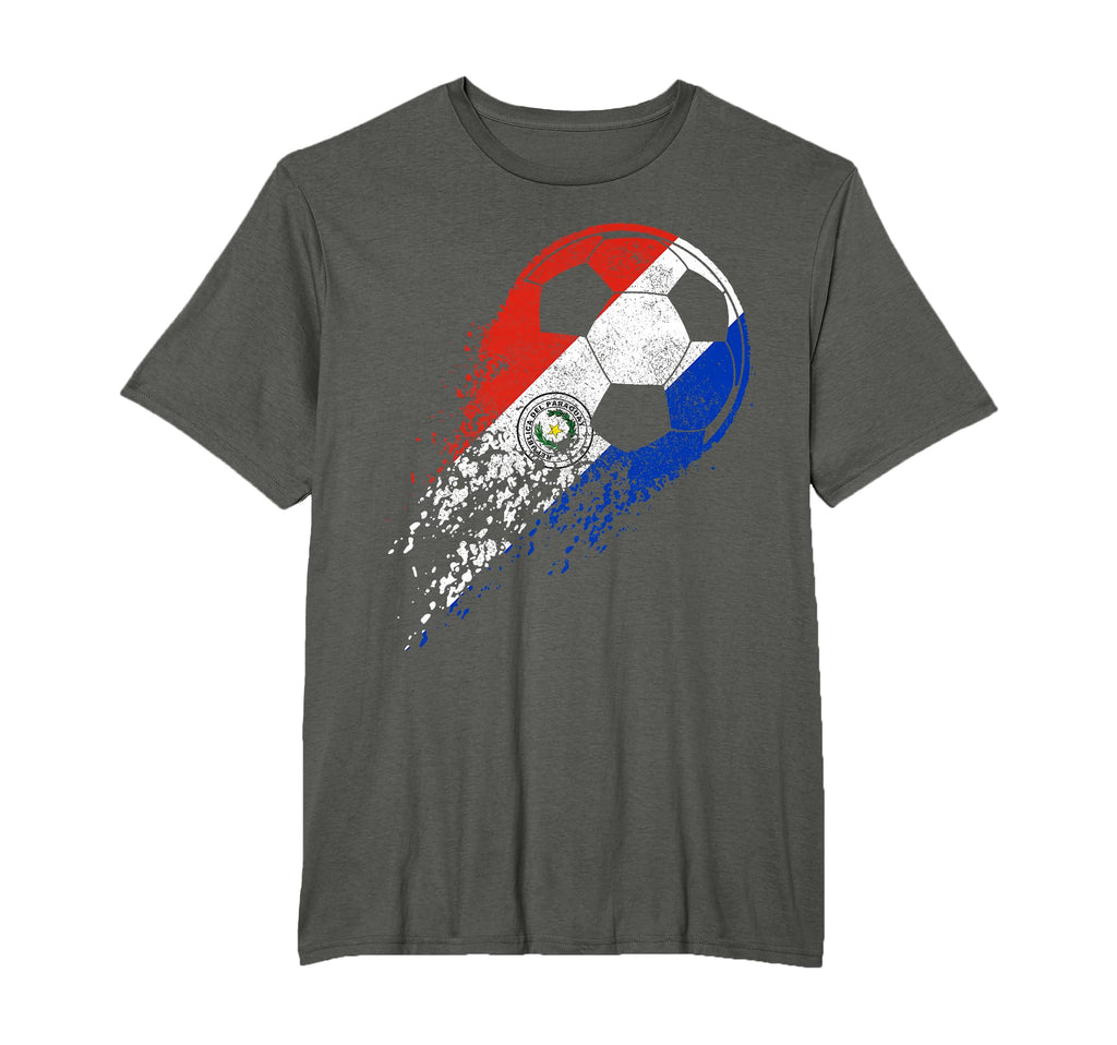 Paraguay Soccer Paraguayan Flag T-Shirt - Fun Novelty Design Men Women - T-Shirt, Sweatshirt, Hoodie