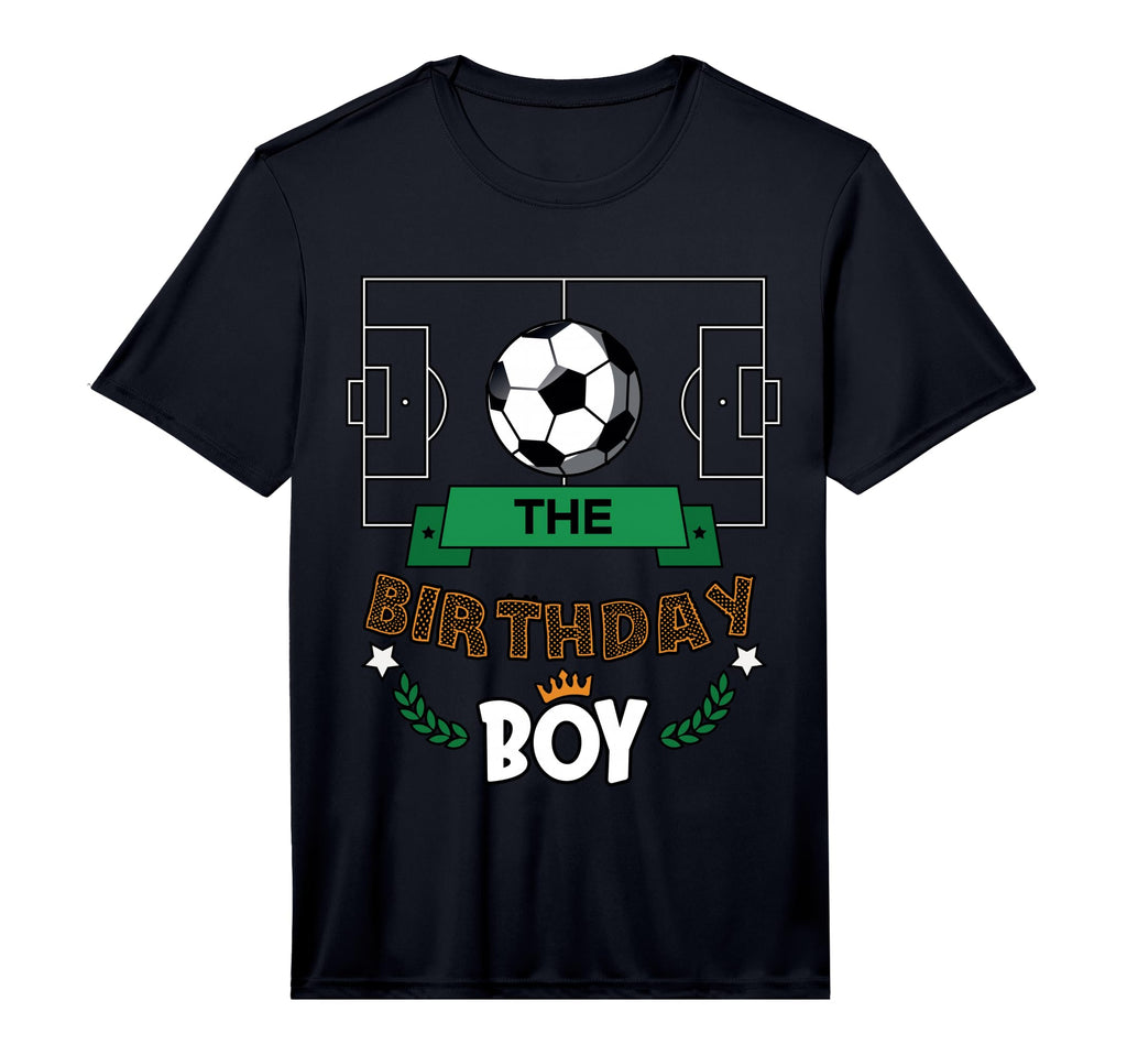 Birthday Soccer Theme Matching T-Shirt - Minimalist Print for Adults - T-Shirt, Sweatshirt, Hoodie