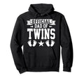 Dad Twins Proud Father Twins Hoodie - Novelty Apparel for Adults - T-Shirt, Sweatshirt, Hoodie
