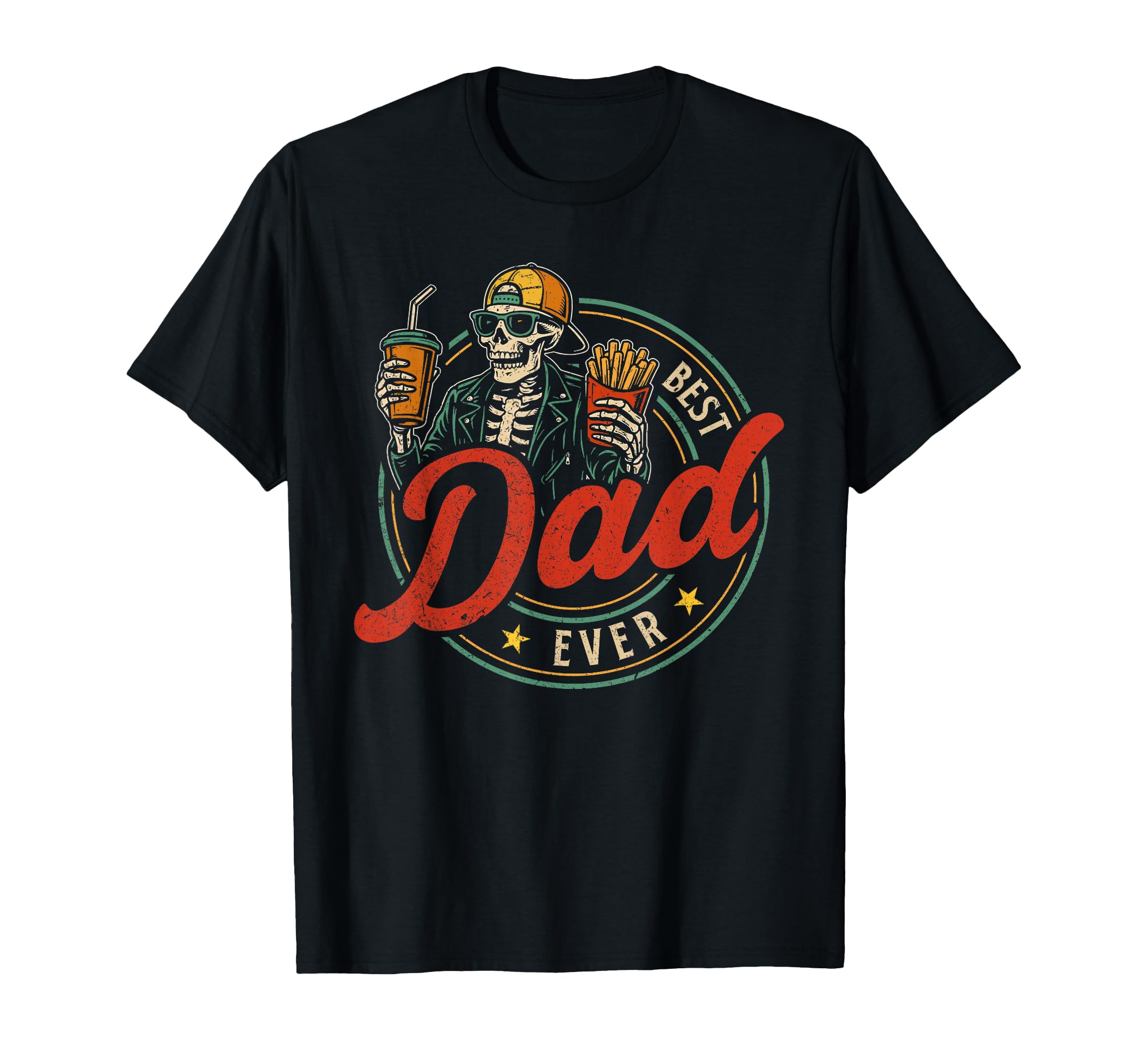 Best Dad Ever American Papa Fathers T-Shirt - Minimalist Print Men Women - T-Shirt, Sweatshirt, Hoodie