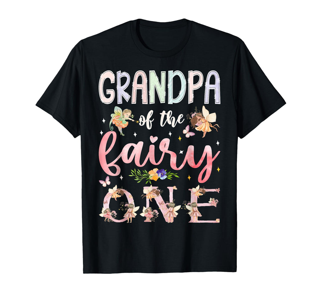 Grandpa Fairy One 1St Birthday T-Shirt - Casual Everyday Wear for Adults - T-Shirt, Sweatshirt, Hoodie