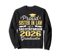 Proud Sister Law 2026 Salutatorian Sweatshirt - Custom Art Print Unisex - T-Shirt, Sweatshirt, Hoodie
