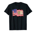 Funny Baseball Patriotic Us Flag Baseball T-Shirt - Trendy Graphic Unisex - T-Shirt, Sweatshirt, Hoodie