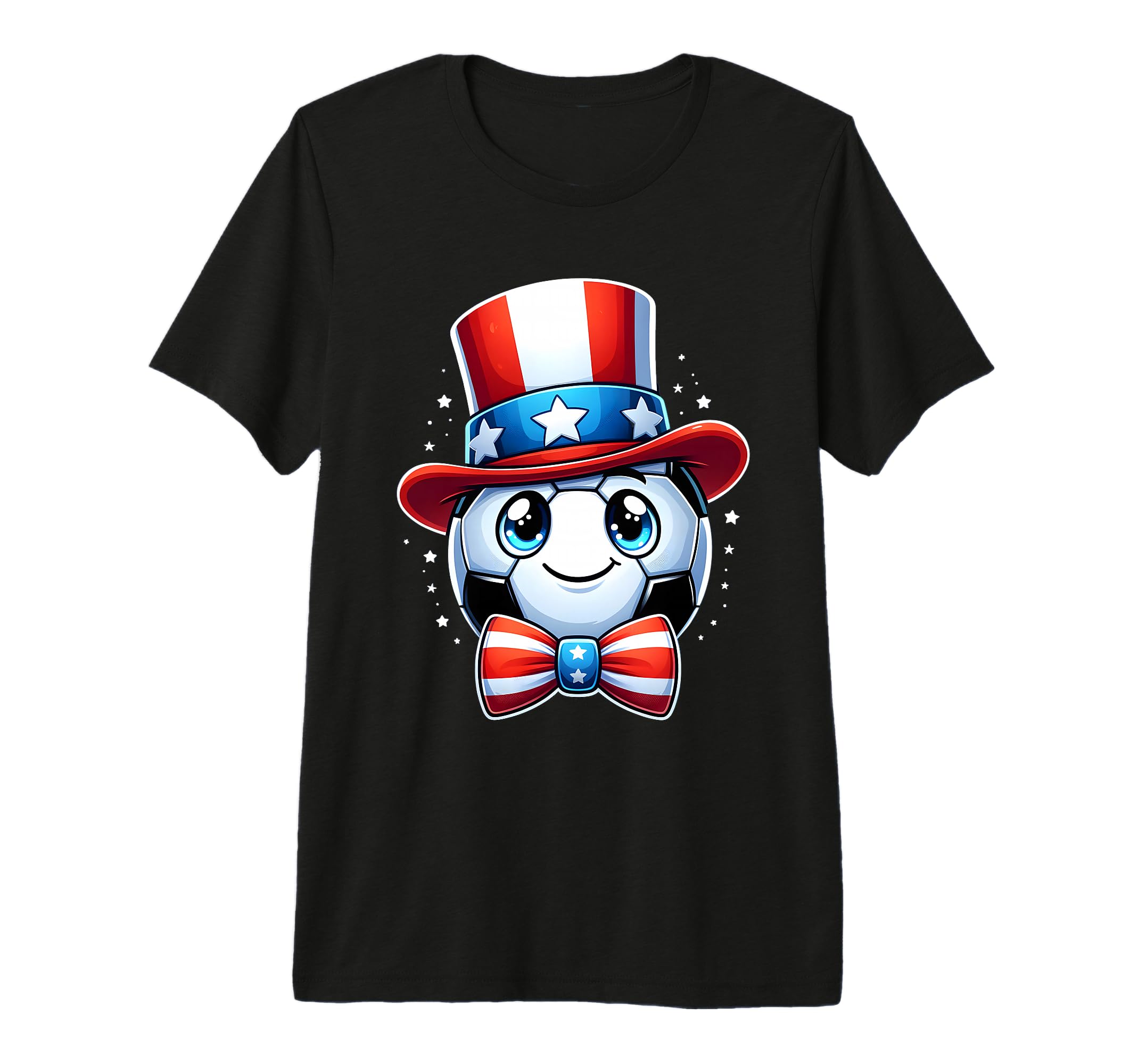 Soccer Player Funny 4Th July American T-Shirt - Minimalist Print Unisex - T-Shirt, Sweatshirt, Hoodie